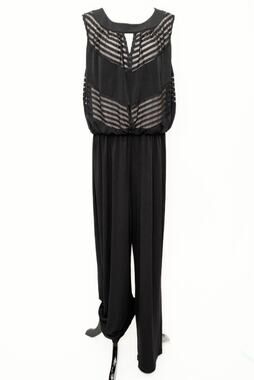 London Times Women's Formal Black Jumpsuit Plus Size 2X